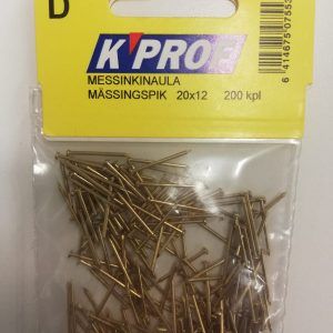 Messinkinaula 20x12mm, 200 kpl / pss