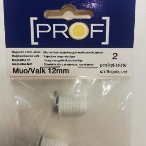 Magneettisalpa, valk, 2 kpl / pss