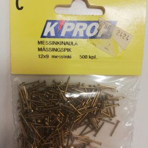 Messinkinaula 12x9 mm, 500 kpl / pss