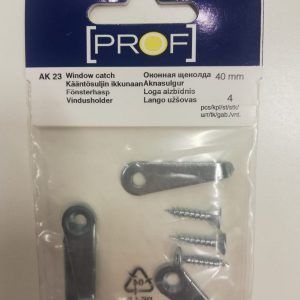 Kääntösuljin ikkunaan 40mm, 4kpl / pss